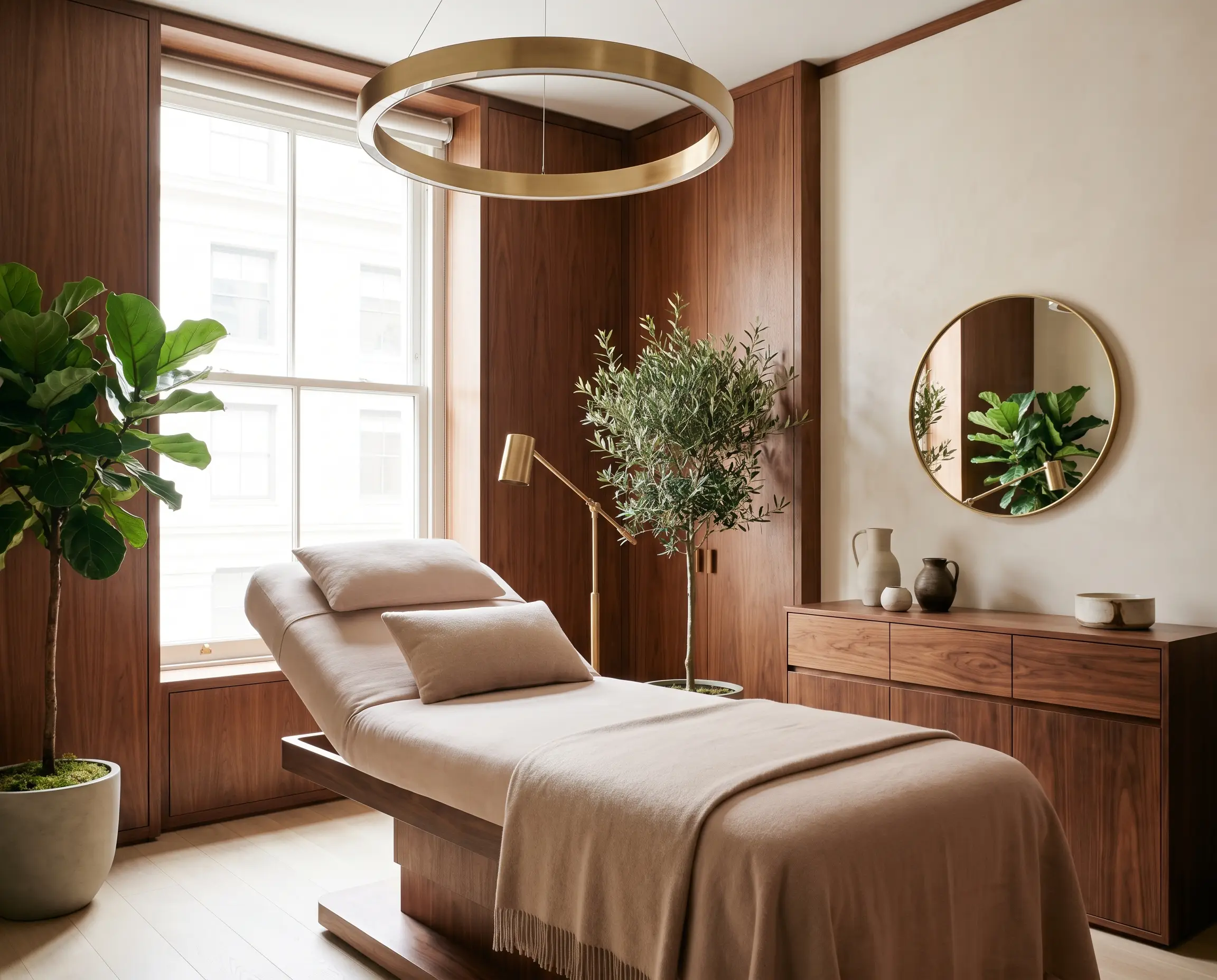Interior do estúdio Camila Oliveira Beauty Academy em Fátima